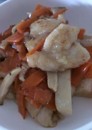 鶏胸肉の塩タレ炒め-レシピのメイン写真