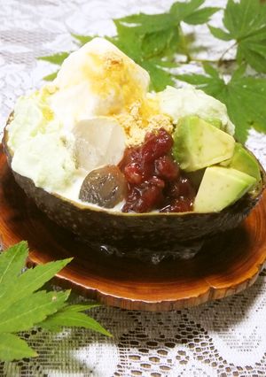 アボカドココット☆「和」のパフェ-レシピのメイン写真