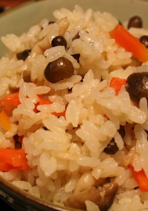 秋だね☆むかごとしめじの炊き込みごはん-レシピのメイン写真