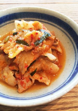 材料はこれだけ簡単！炒めない豚キムチ♡-レシピのメイン写真