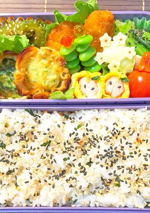中1男子かわいい弁当-レシピのメイン写真