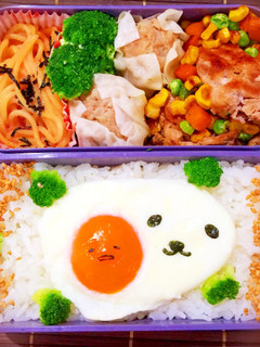 ぐでたまキャラ弁当-レシピのメイン写真