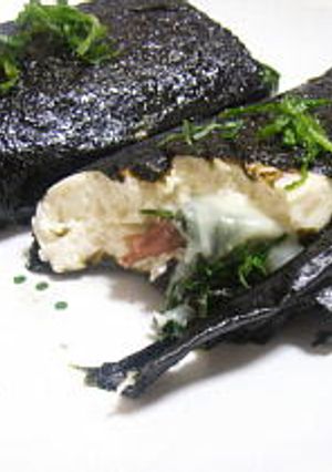 のり巻き豆腐の梅しそチーズ焼き-レシピのメイン写真