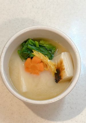 白味噌のお雑煮-レシピのメイン写真