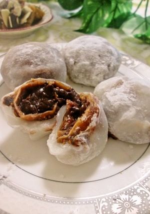 生チョコ入り❀ドライいちじく大福❀-レシピのメイン写真