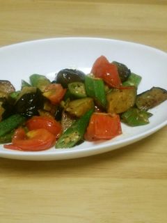 オクラと夏野菜のマヨネーズ炒め☆-レシピのメイン写真