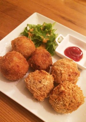 豚肉チーズのコロコロ揚げ 素麺衣で♡-レシピのメイン写真