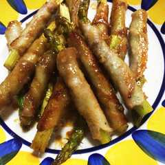 รูปของ 夕食・お弁当のおかずに！アスパラ肉巻き☆