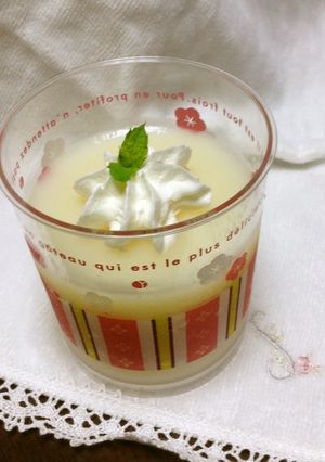 トロける桃ミルクムース-レシピのメイン写真