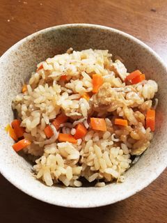 ポン酢炊き込み御飯-レシピのメイン写真
