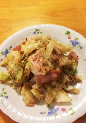 超簡単！！キャベツハム炒め-レシピのメイン写真