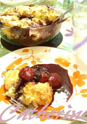 ブルーベリー＆ストロベリーのコブラ　★-レシピのメイン写真