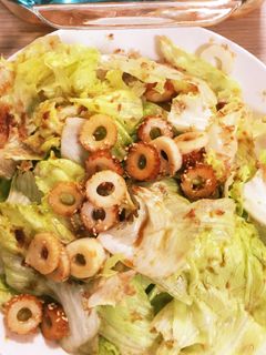 モリモリ食べれるレタスと竹輪の和風サラダ-レシピのメイン写真
