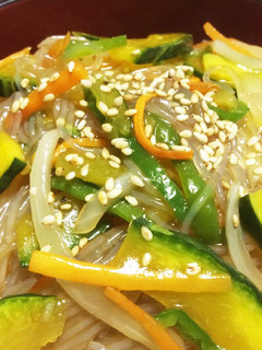 かぼちゃ入りチャプチェ丼-レシピのメイン写真