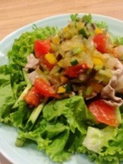 野菜たっぷり塩ダレ★カラフルドレッシング-レシピのメイン写真