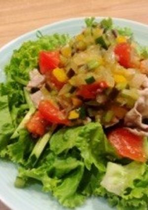 野菜たっぷり塩ダレ★カラフルドレッシング-レシピのメイン写真