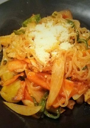 白滝 ナポリタン-レシピのメイン写真