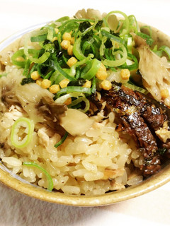 *秋の味覚♡秋刀魚と舞茸の炊込みご飯♡*-レシピのメイン写真