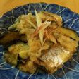 秋刀魚と茄子のみぞれ煮