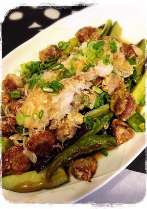 さっぱり美味しい☆砂ズリと夏野菜の南蛮-レシピのメイン写真