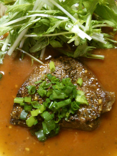 簡単 牛肉のステーキ!!中華風ソースで♪-レシピのメイン写真