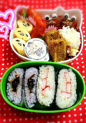 ♡キャーッ♪可愛いぐでたまキャラ弁♡-レシピのメイン写真