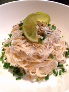 柚子胡椒香る辛子明太しらすそうめん-レシピのメイン写真