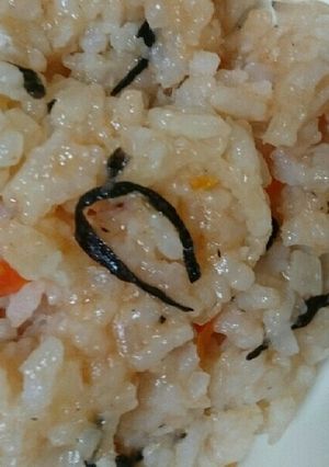 離乳食後期 トマトジュースの炊き込みご飯-レシピのメイン写真