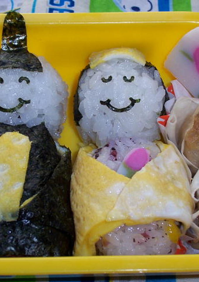 幼稚園のお弁当（お雛様）-レシピのメイン写真