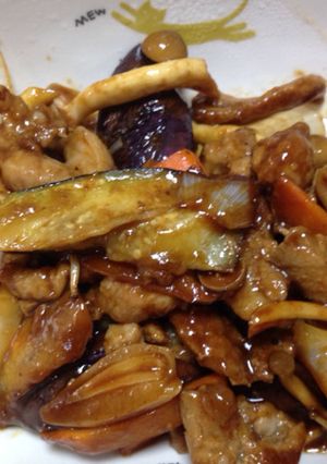 豚スジ肉と野菜のみそ炒め♪-レシピのメイン写真