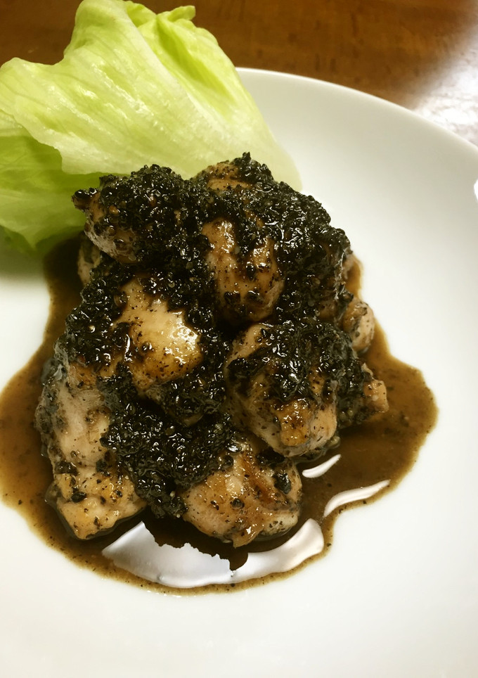鶏もも肉の甘辛ゴマだれ炒め-レシピのメイン写真