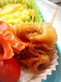 お弁当に簡単~鶏皮の焼鳥風~冷凍保存-レシピのメイン写真