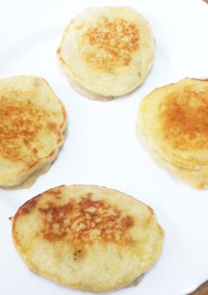バナナでふんわり♪離乳食の米粉パンケーキ-レシピのメイン写真