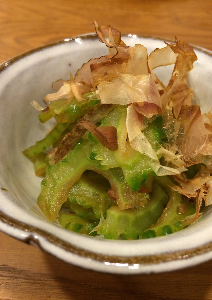 ゴーヤの和えもの〜梅めんつゆ-レシピのメイン写真