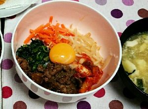コストコのプルコギで簡単ビビンバ丼♡-レシピのメイン写真