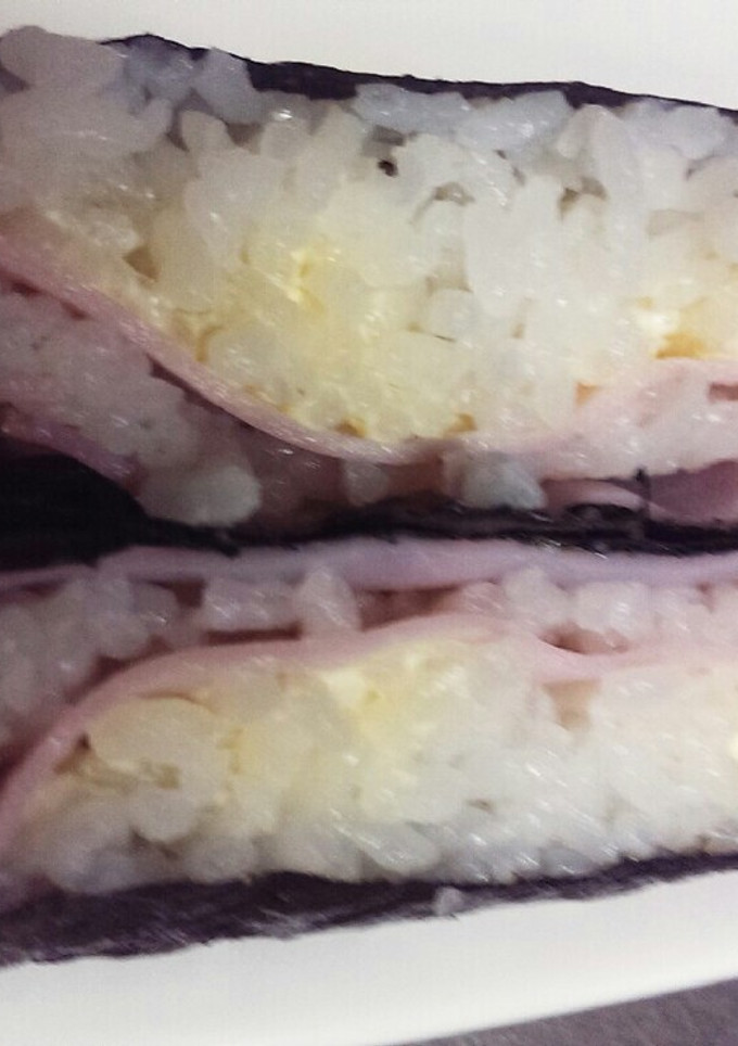 ロースハムとマヨの簡単！おにぎらず-レシピのメイン写真