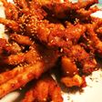 鶏足(もみじ)の超激辛炒め