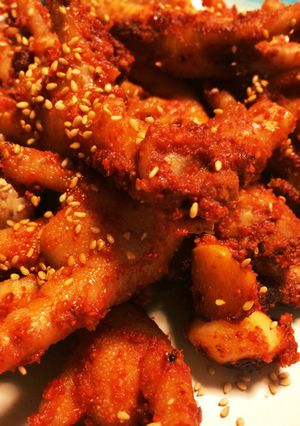 鶏足(もみじ)の超激辛炒め-レシピのメイン写真