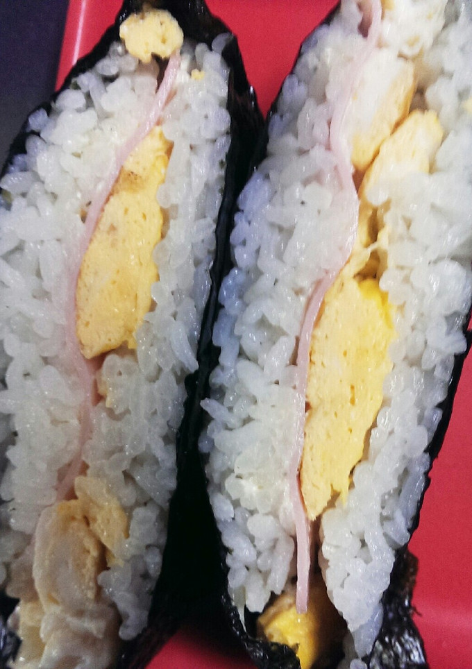 ちょー簡単！ハムと卵のマヨおにぎらず-レシピのメイン写真