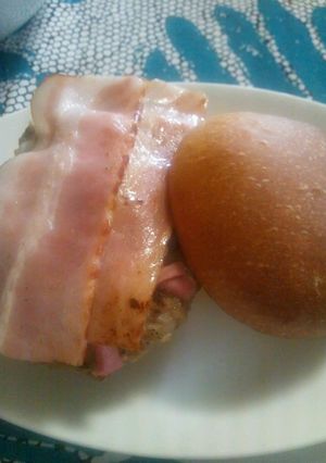 ベーコンチーズバーガー♪-レシピのメイン写真