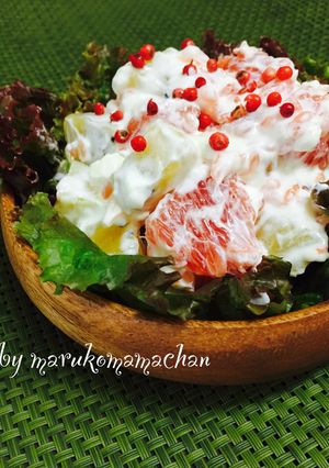フルーツのクリームチーズヨーグルトサラダ-レシピのメイン写真