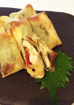 ＊ささみチーズの揚げないヘルシー春巻き＊-レシピのメイン写真