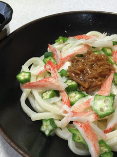 山芋とオクラのとろ〜り★ぶっかけうどん-レシピのメイン写真
