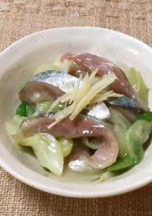 さんまと長ねぎの酢みそあえ-レシピのメイン写真