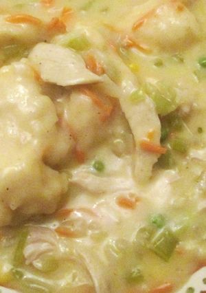鶏と団子クリームスープ-レシピのメイン写真