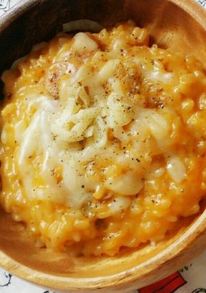 生米から作る濃厚ミートチーズリゾット♥-レシピのメイン写真