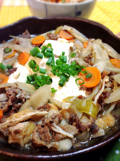 野菜たっぷりの肉豆腐-レシピのメイン写真