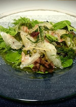 鯛のカルパッチョ-レシピのメイン写真