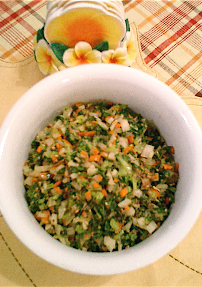 大根の葉っぱの炒め物with残り野菜！-レシピのメイン写真