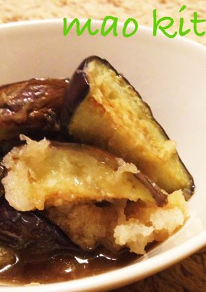 お肉なしでヘルシー、なすのみぞれ煮-レシピのメイン写真